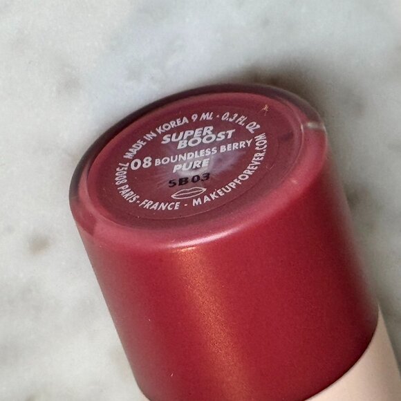 MAKE UP FOR EVER Super Boost Moisturizing & Plumping Lip Gloss | 08 | NEW MAKEUP - Picture 3 of 5